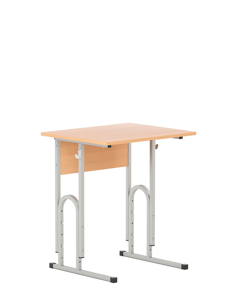 Стіл учнівський 1-місний E-174/1 ростова група № 4-6 НОВИЙ СТИЛЬ, регульований по висоті